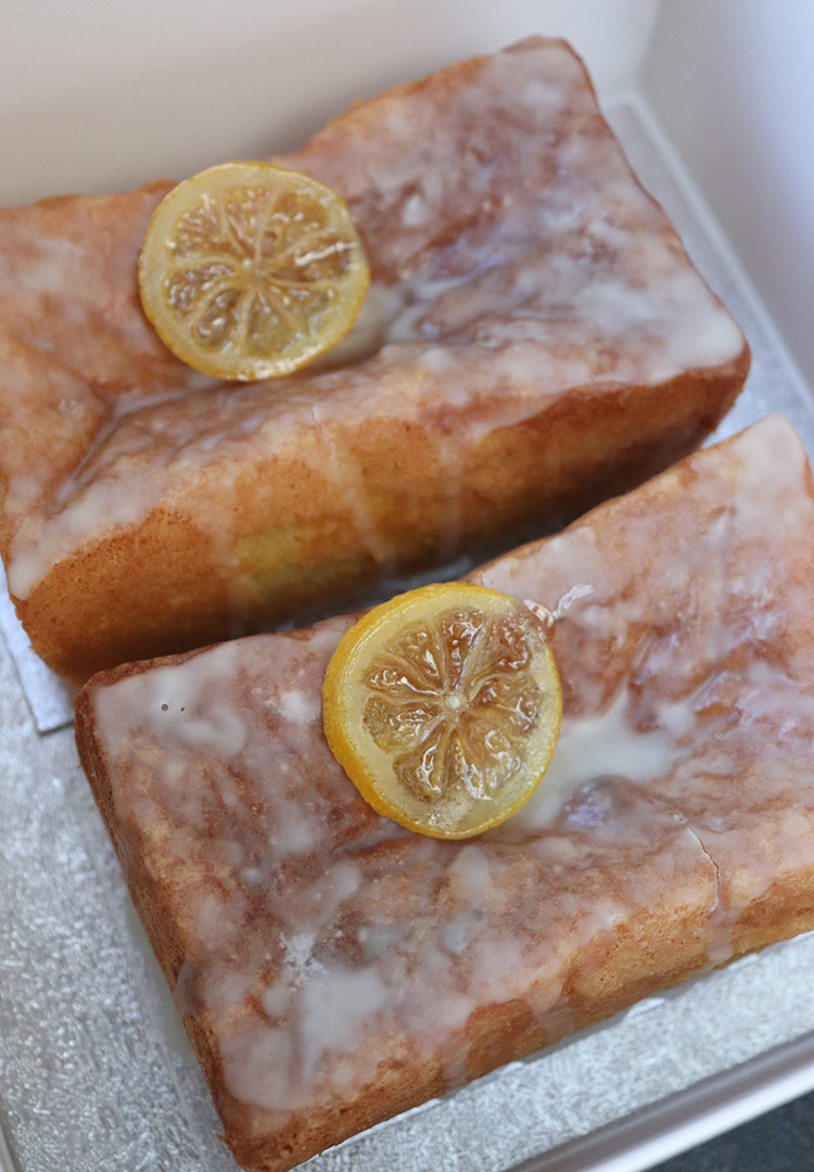 These loaf cakes are a buttery delight. Made with organic butter, lemons and almonds, and just a couple of spoonsful of gluten-free flour. I prick the top and squeeze half a lemon over the cake while it's still warm from the oven, which gives the sponge a real lemon kick. Once it's cool, I drizzle the top with a thin lemon glaze – it sets like frost on a lawn. Utterly gorgeous. All ingredients gluten-free