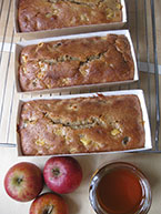 Gluten free Spiced Apple Cake for Gourmet Cake Club, London and UK. A different gluten-free cake each month, made with seasonal ingredients. Delivered by post. The gift that lasts the whole year round