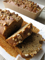 A Banana & Walnut Cake for Gourmet Cake Club, London and UK. A different cake each month, made with gluten free seasonal ingredients. Delivered by post. The gift that lasts the whole year round 