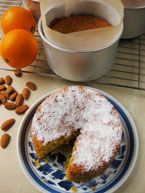 A Tunisian Orange & Almond Cake for Gourmet Cake Club, London and UK. A different cake each month, made with gluten free seasonal ingredients. Delivered by post. The gift that lasts the whole year round 