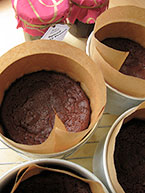 Glutenfree, dairyfree Chocolate & Prune Cakes fresh out of the oven