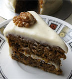 Gluten-free, vegan carrot cake. Made with egg free, gluten free, dairy free ingredients. Delivery in London