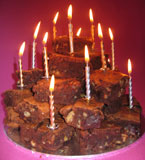 Gluten-free chocolate brownie cakes London
