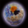 Gluten-free Simnel Cake for Easter. Made with organic fruit and traditional marzipan topping: eleven balls represent the apostles, not counting Judas. All ingredients gluten free. Delivery in London or by post in the UK