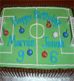 Chilcrens Birthday Cakes London football cake